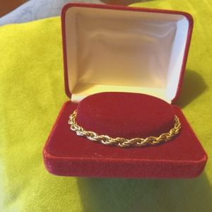 Silver plated unisex, men's, women's bracelet new in box.